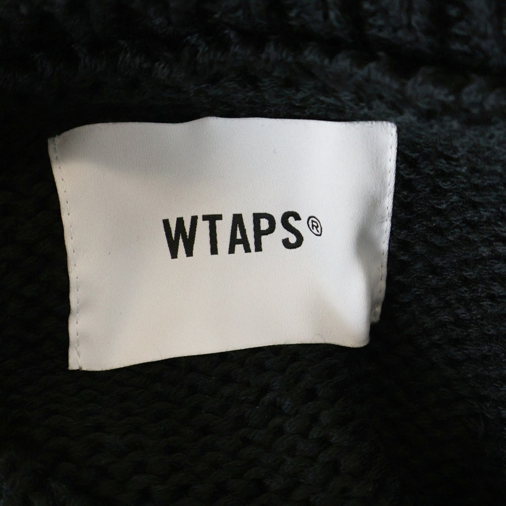 WTAPS(ダブルタップス) 22AW ARMT SWEATER クロスボーン クルーネック ニット ブラック 222MADT-KNM02