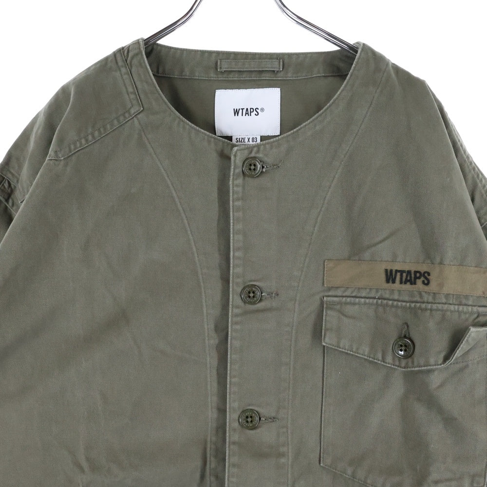 WTAPS(ダブルタップス) 19AW SCOUT LS SHIRT スカウト ロングスリーブ 長袖シャツ ジャケット カーキ 192WVDT-SHM02