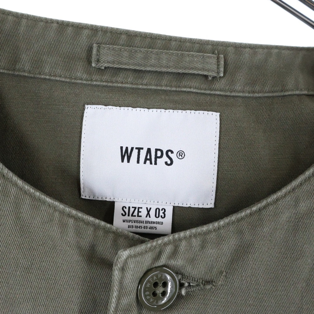 WTAPS(ダブルタップス) 19AW SCOUT LS SHIRT スカウト ロングスリーブ 長袖シャツ ジャケット カーキ 192WVDT-SHM02