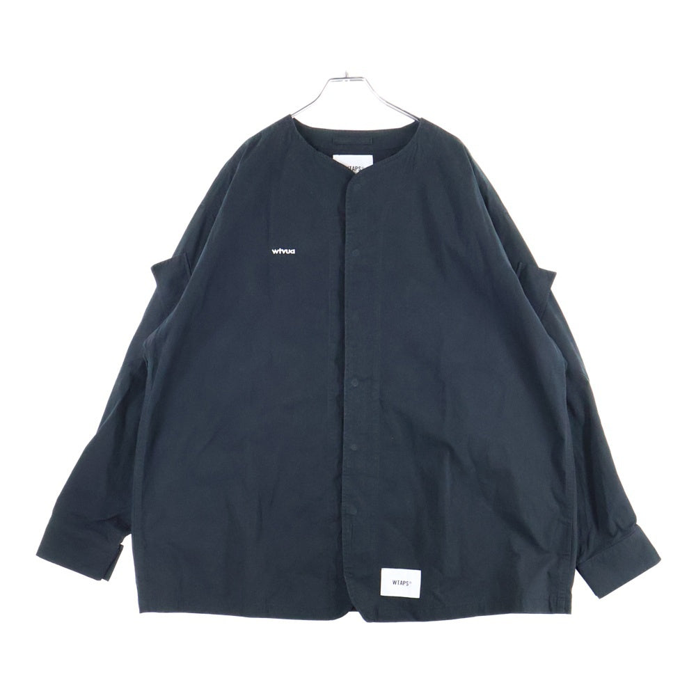 WTAPS(ダブルタップス) 22SS SCOUT LS NYCO.TUSSAH スカウト クロスボーン ロングスリーブ ブラック 221WVDT-SHM04