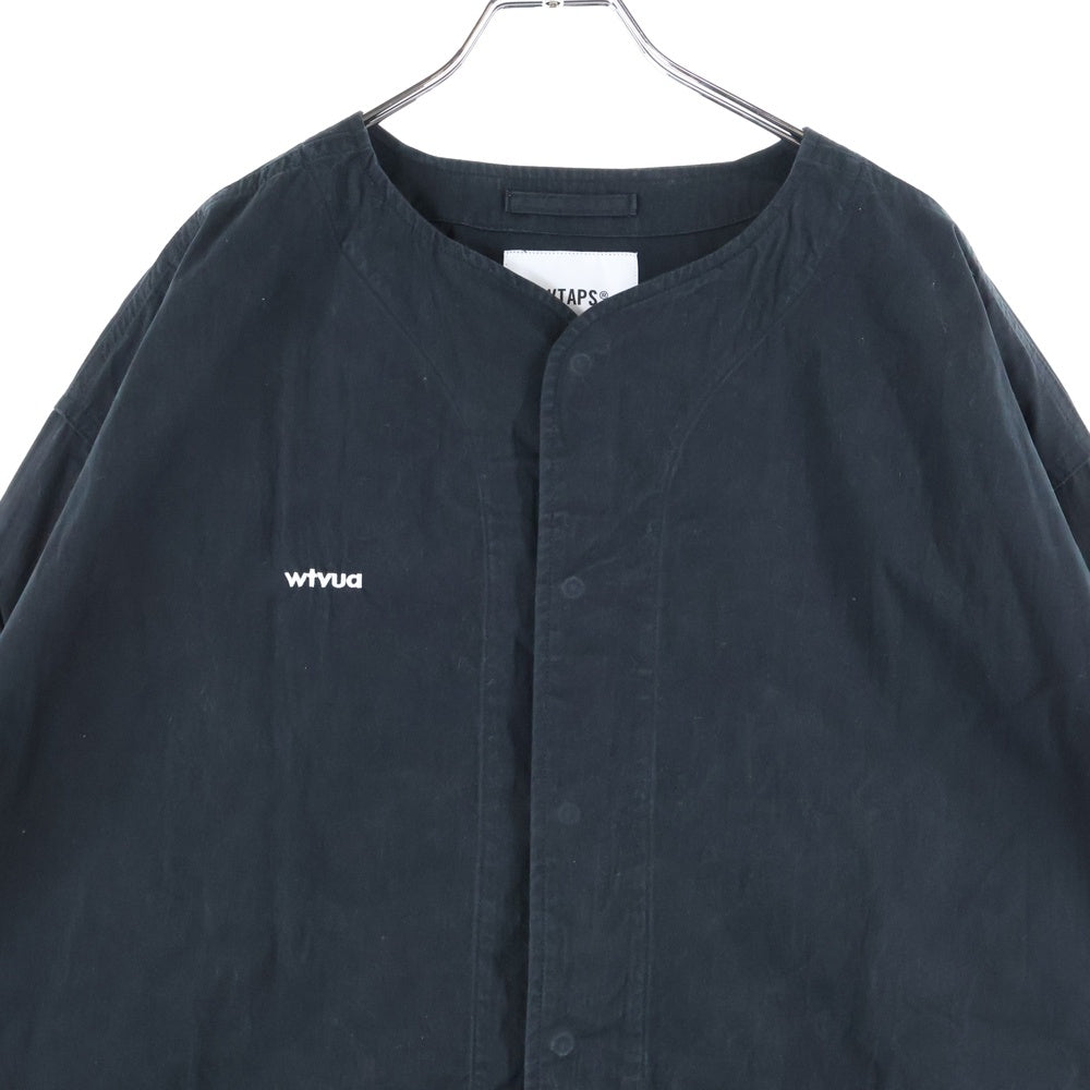 WTAPS(ダブルタップス) 22SS SCOUT LS NYCO.TUSSAH スカウト クロスボーン ロングスリーブ ブラック 221WVDT-SHM04