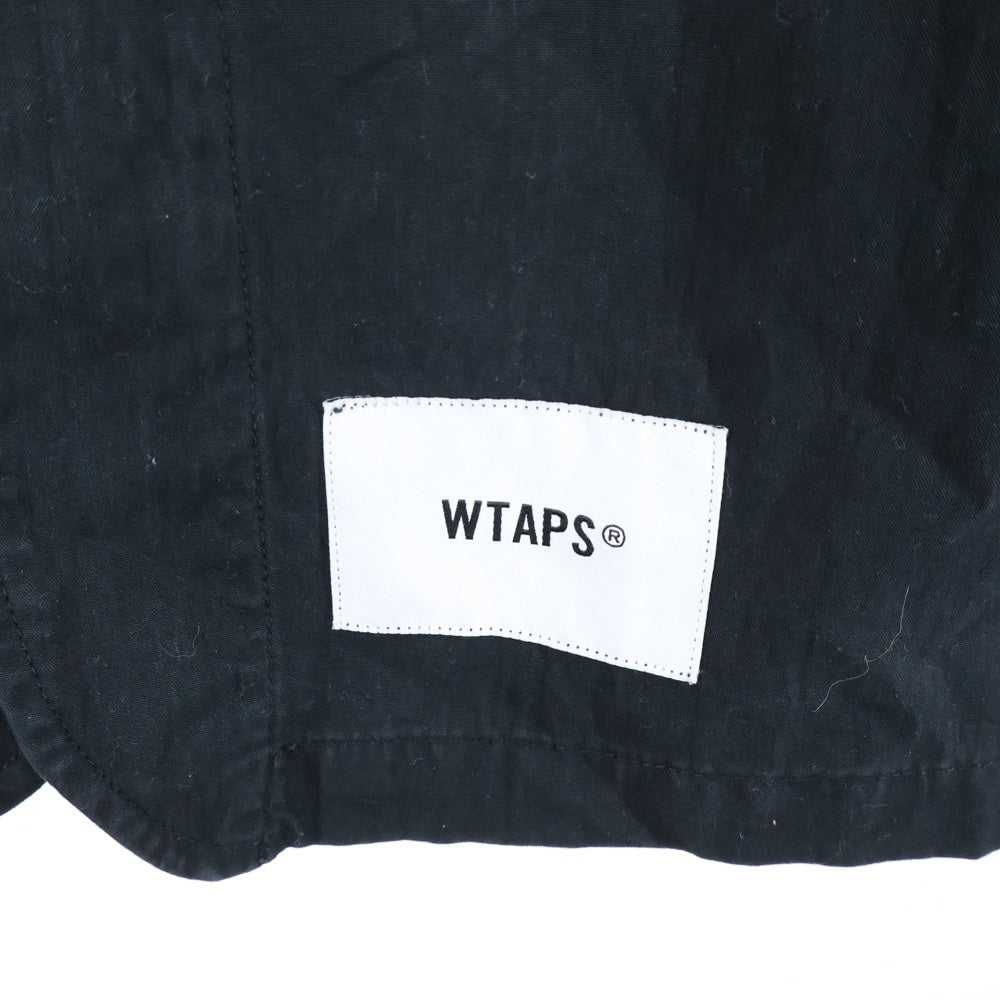 WTAPS(ダブルタップス) 22SS SCOUT LS NYCO.TUSSAH スカウト クロスボーン ロングスリーブ ブラック 221WVDT-SHM04