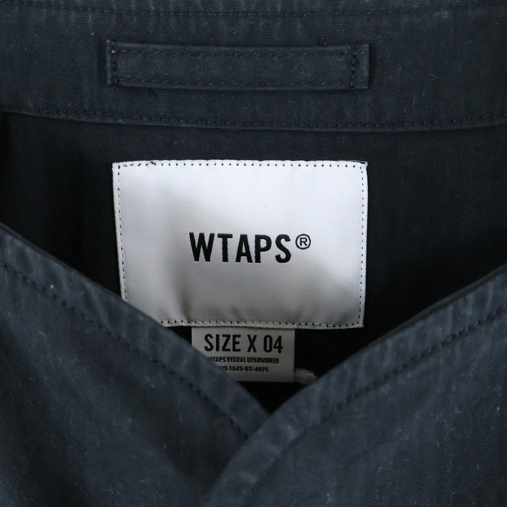 WTAPS(ダブルタップス) 22SS SCOUT LS NYCO.TUSSAH スカウト クロスボーン ロングスリーブ ブラック 221WVDT-SHM04