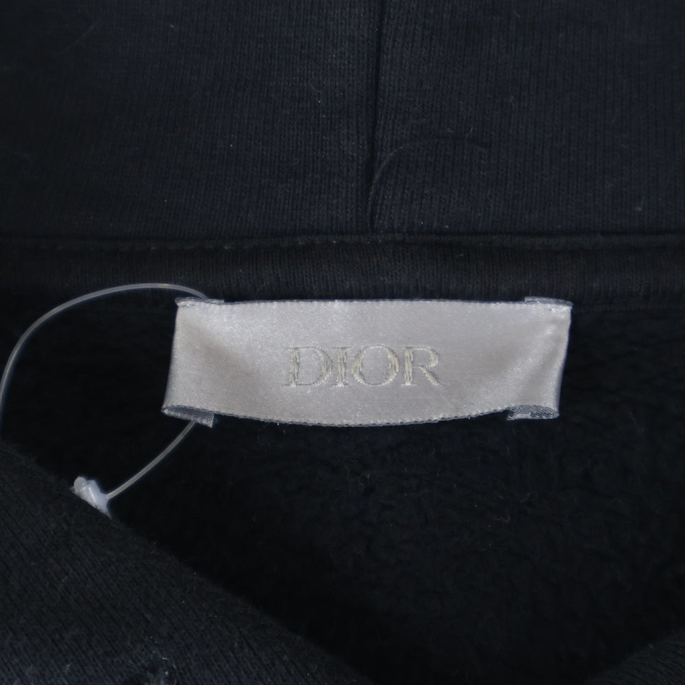DIOR(ディオール) 24SS Multi Color Logo Print Pullover Hoodie マルチカラーロゴ プリント プルオーバーフーディー プルオーバーパーカー ブラック 413J646A0531