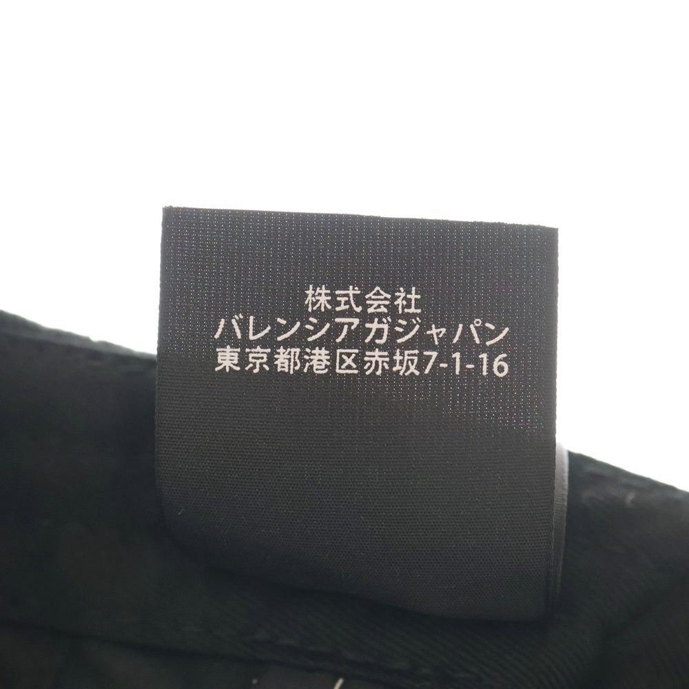 BALENCIAGA(バレンシアガ) 18SS BB Logo Baseball Cap フロントBBロゴ ベースボールキャップ 帽子 ブラック
