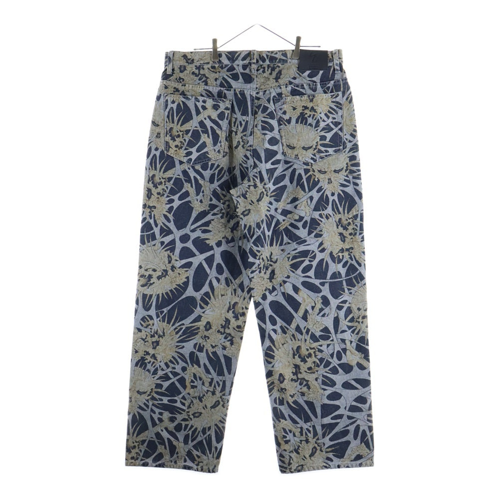 SUPREME(シュプリーム) xYohji Yamamoto Baggy Jean ×ヨウジヤマモト バギー ジーンズ 総柄 グレー