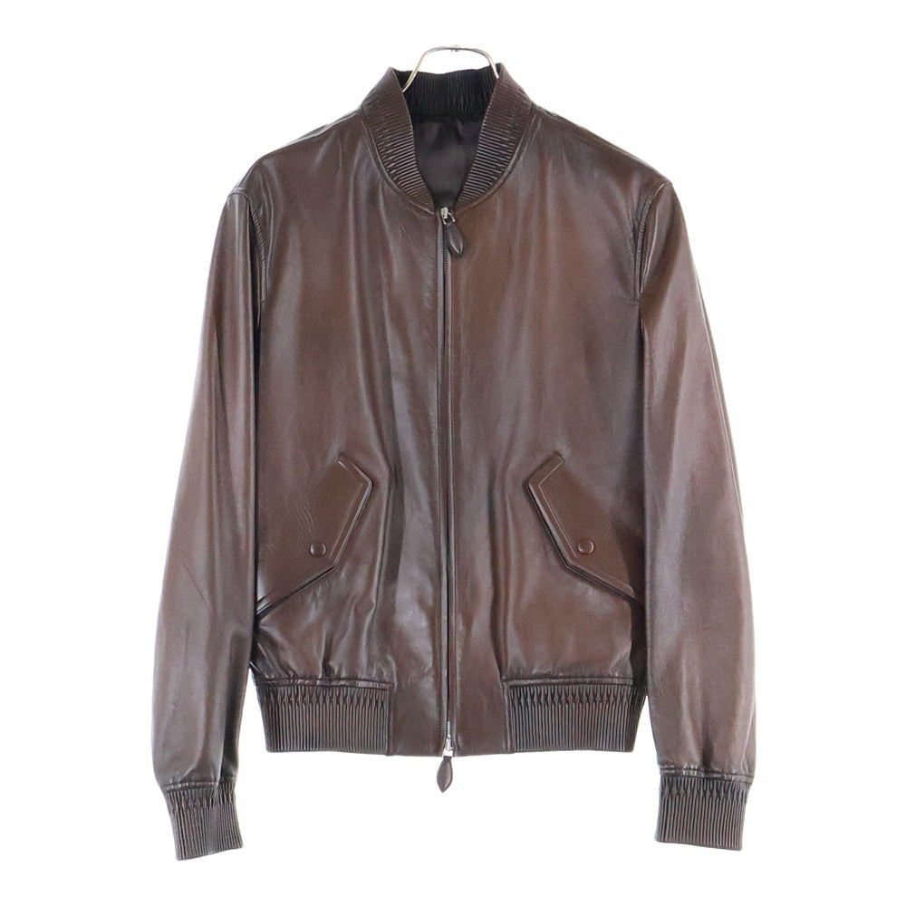 Berluti(ベルルッティ) Patina Leather Bomber パティーナ レザー ボンバージャケット ブラウン R23LBL119KAJS