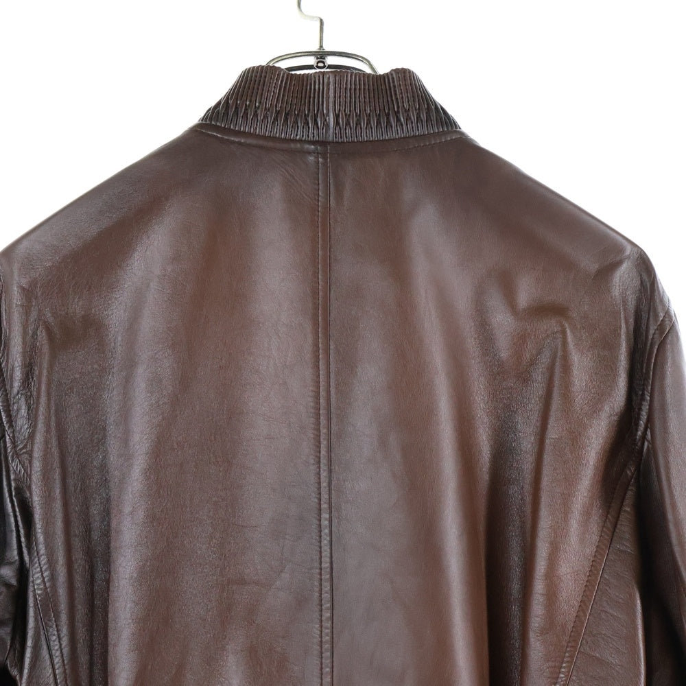Berluti(ベルルッティ) Patina Leather Bomber パティーナ レザー ボンバージャケット ブラウン R23LBL119KAJS