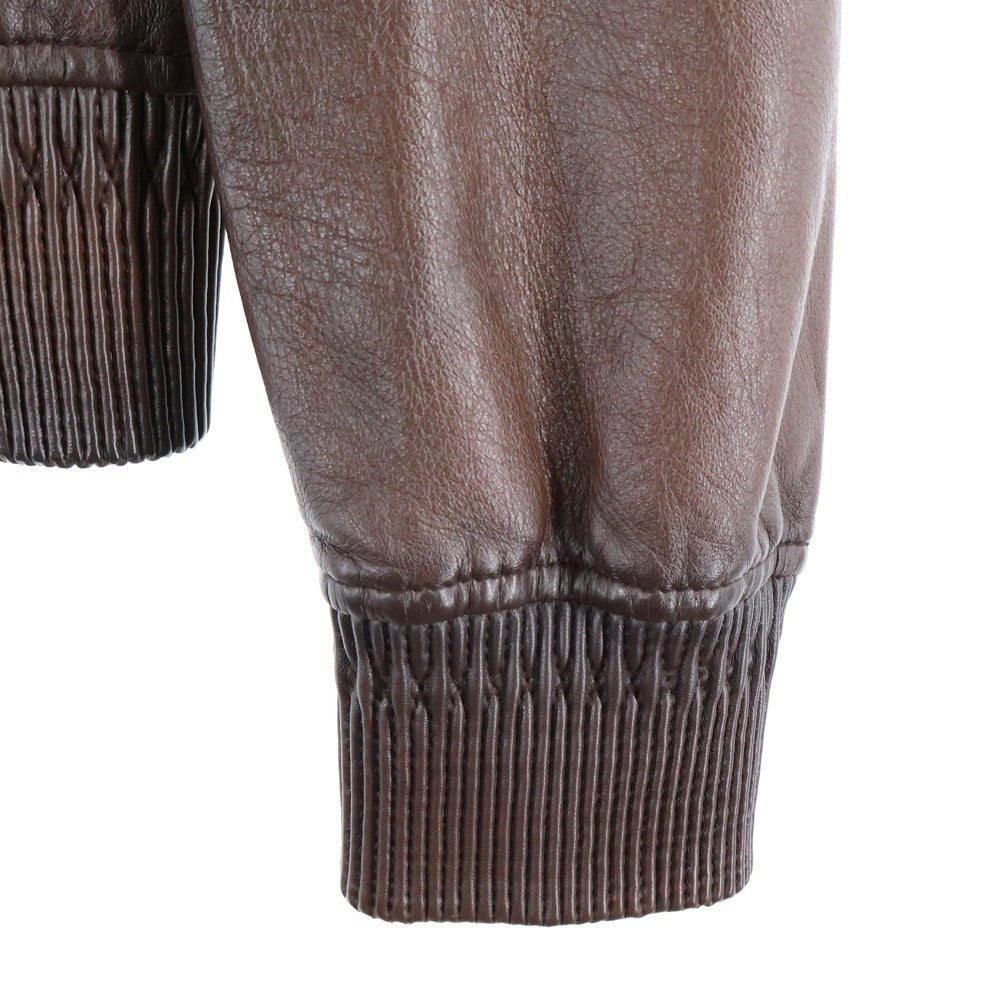 Berluti(ベルルッティ) Patina Leather Bomber パティーナ レザー ボンバージャケット ブラウン R23LBL119KAJS