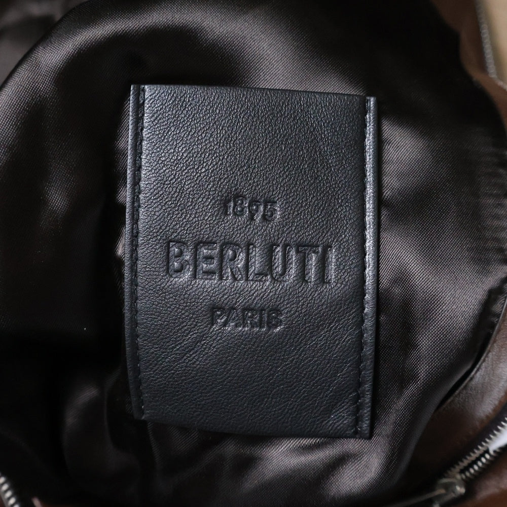 Berluti(ベルルッティ) Patina Leather Bomber パティーナ レザー ボンバージャケット ブラウン R23LBL119KAJS