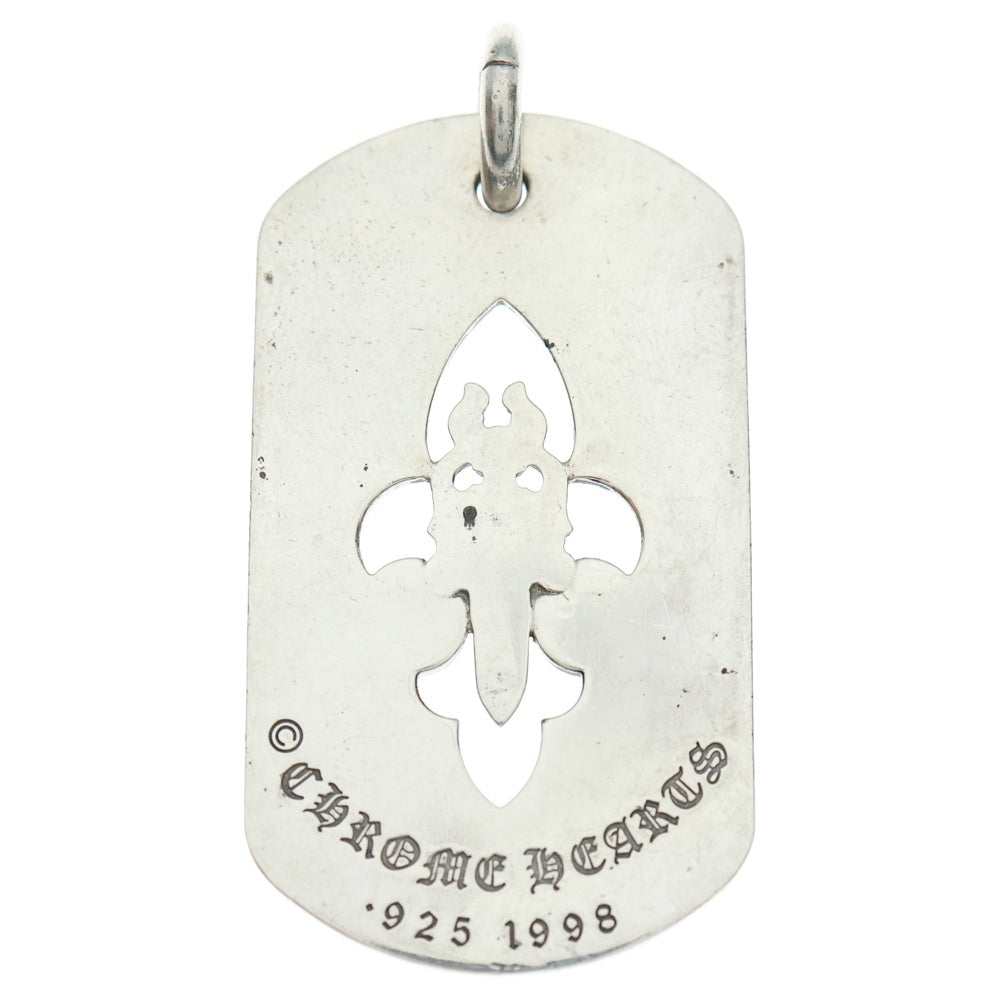 CHROME HEARTS(クロムハーツ) D TAG LRG FLE DAG フレア ダガー ラージ ドッグタグ ペンダントトップ シルバー