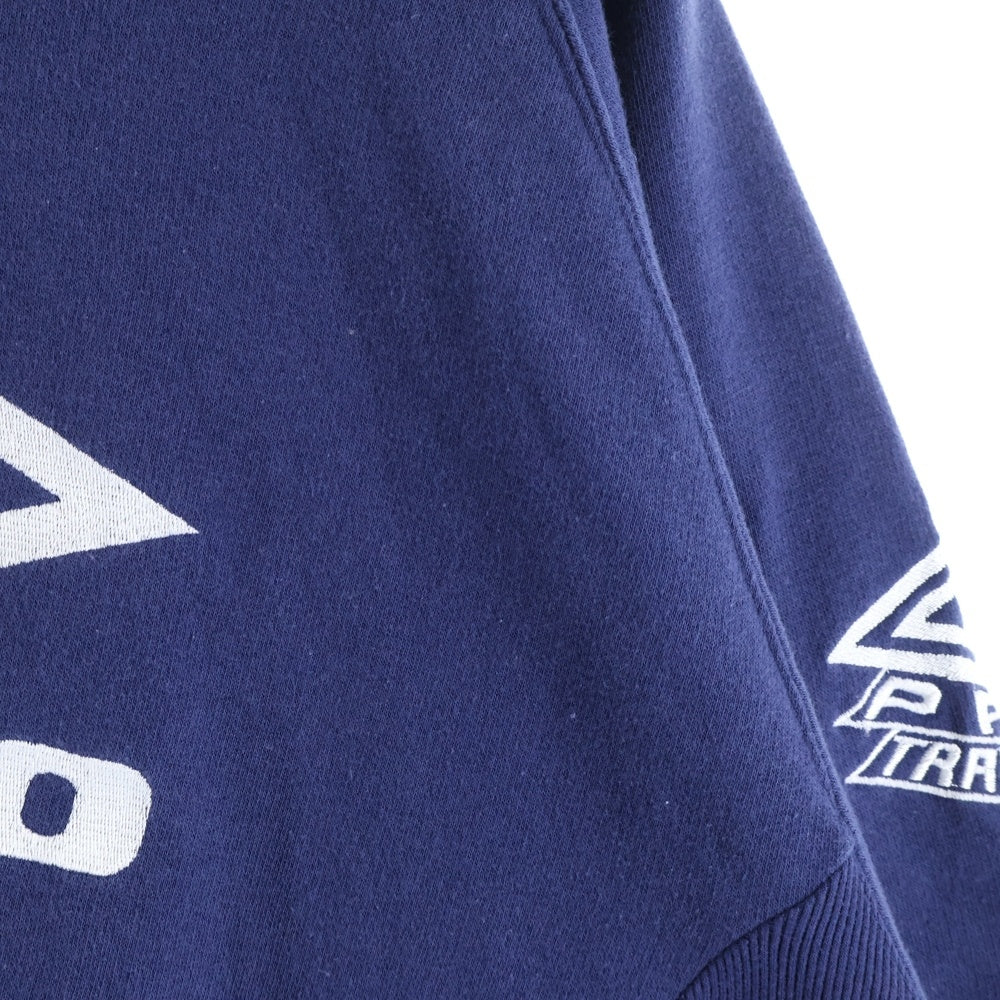 UMBRO(アンブロ) フロントロゴ スウェットシャツ トレーナー パーカー ネイビー