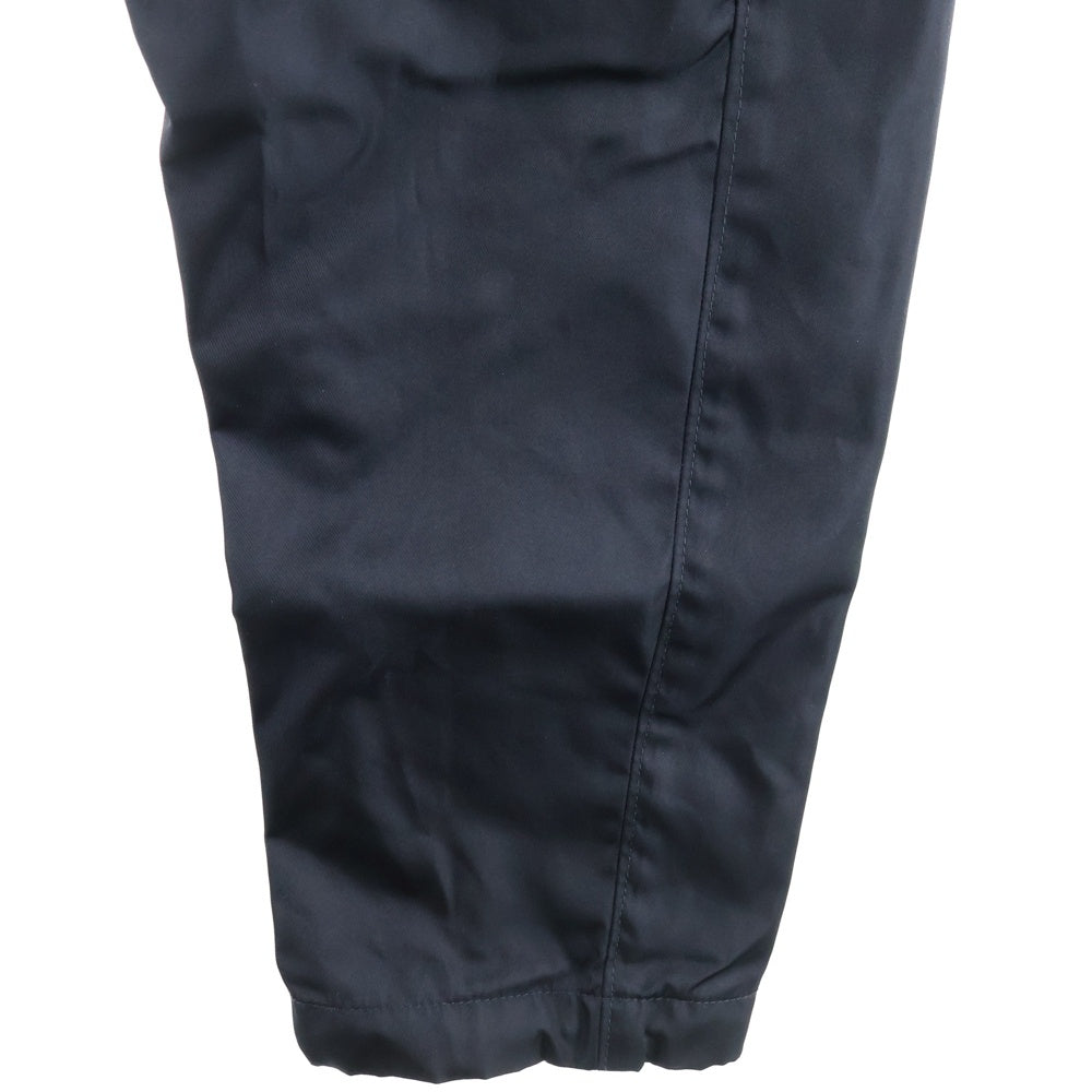 PRADA(プラダ) トライアングルロゴ ドローコード ジップアップ リナイロン トラウザーパンツ ブラック SPH66 S202 1WQ8