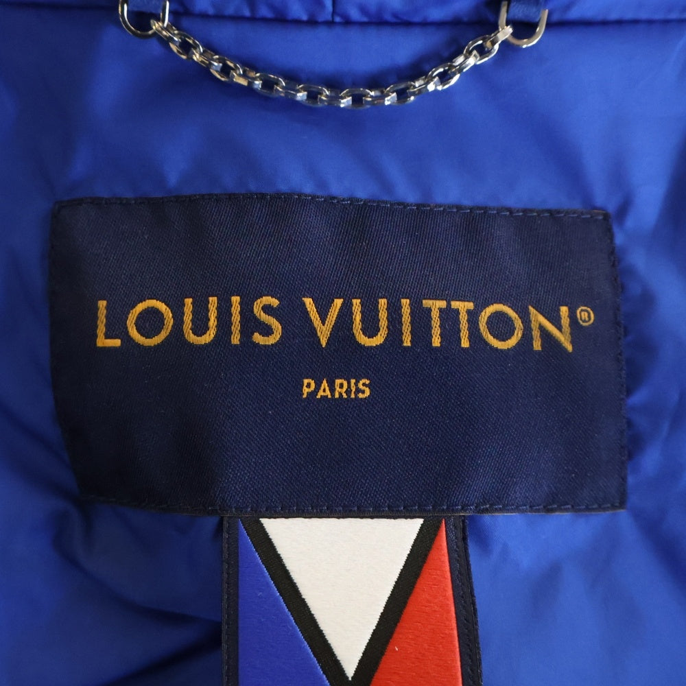 LOUIS VUITTON(ルイヴィトン) 24AW アメリカズカップ ロゴワッペン ナイロンウィンドブレーカー ジャケット ブルー RM242MH PHG HRB31W