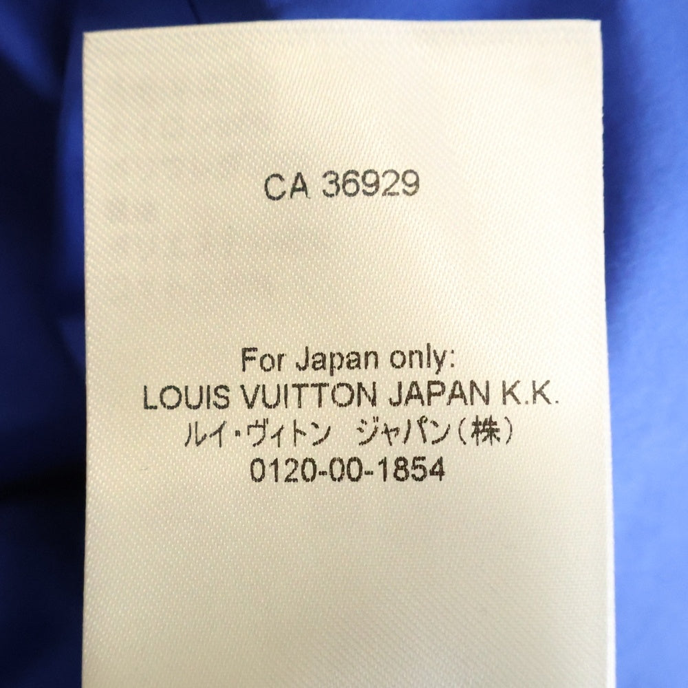 LOUIS VUITTON(ルイヴィトン) 24AW アメリカズカップ ロゴワッペン ナイロンウィンドブレーカー ジャケット ブルー RM242MH PHG HRB31W