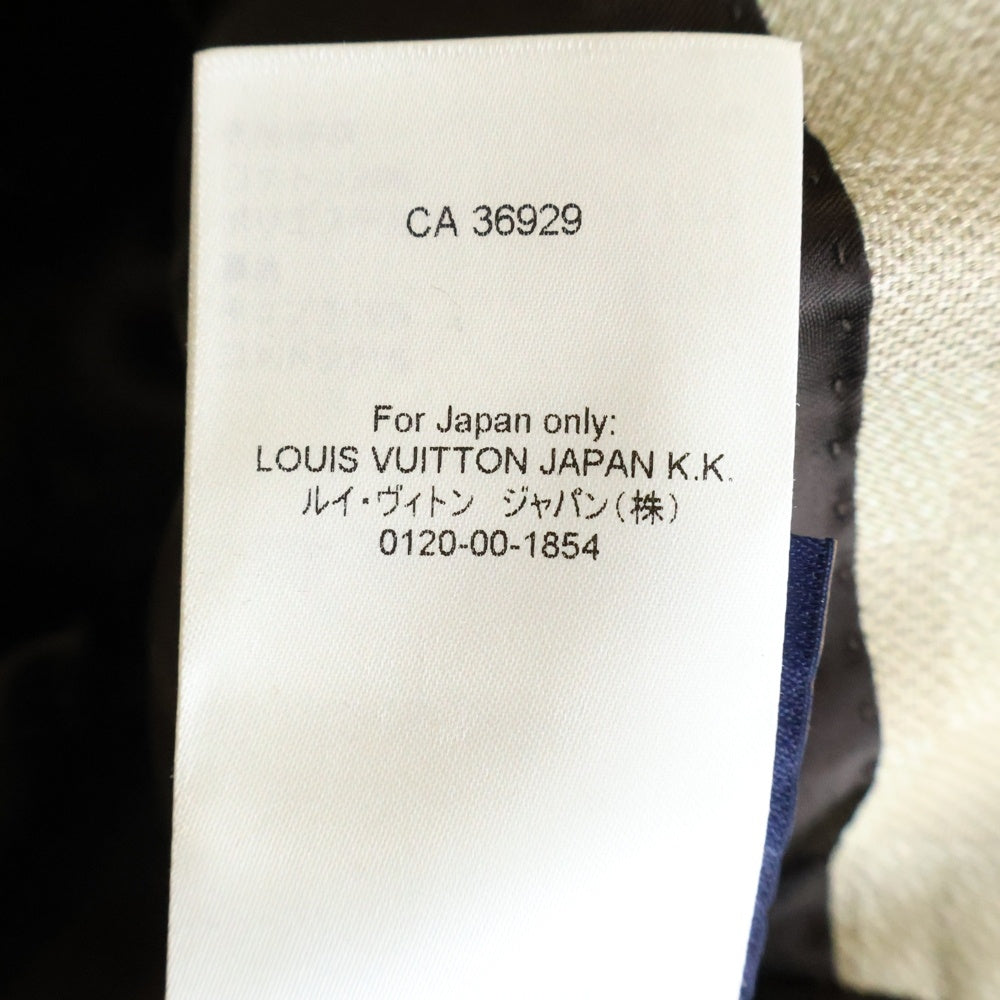 LOUIS VUITTON(ルイヴィトン) 24SS ダモフラージュ ダミエ ピクセル 迷彩 カモフラ総柄 2B テーラードジャケット ベージュ/カーキ RM241 HSB HQJ60E