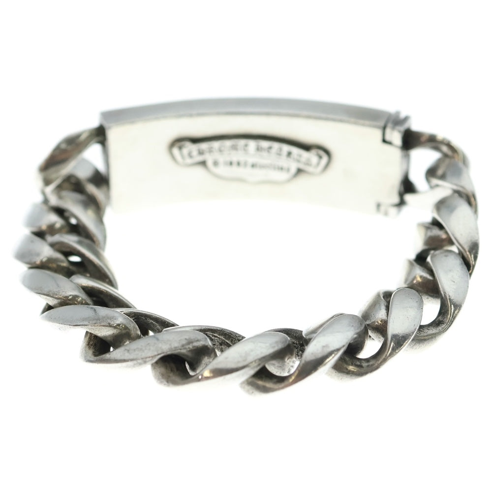 CHROME HEARTS(クロムハーツ) ID FLORAL CRS OLD オールド フローラルクロス IDクラシックリンク ブレスレット 11LINK シルバー BCA164