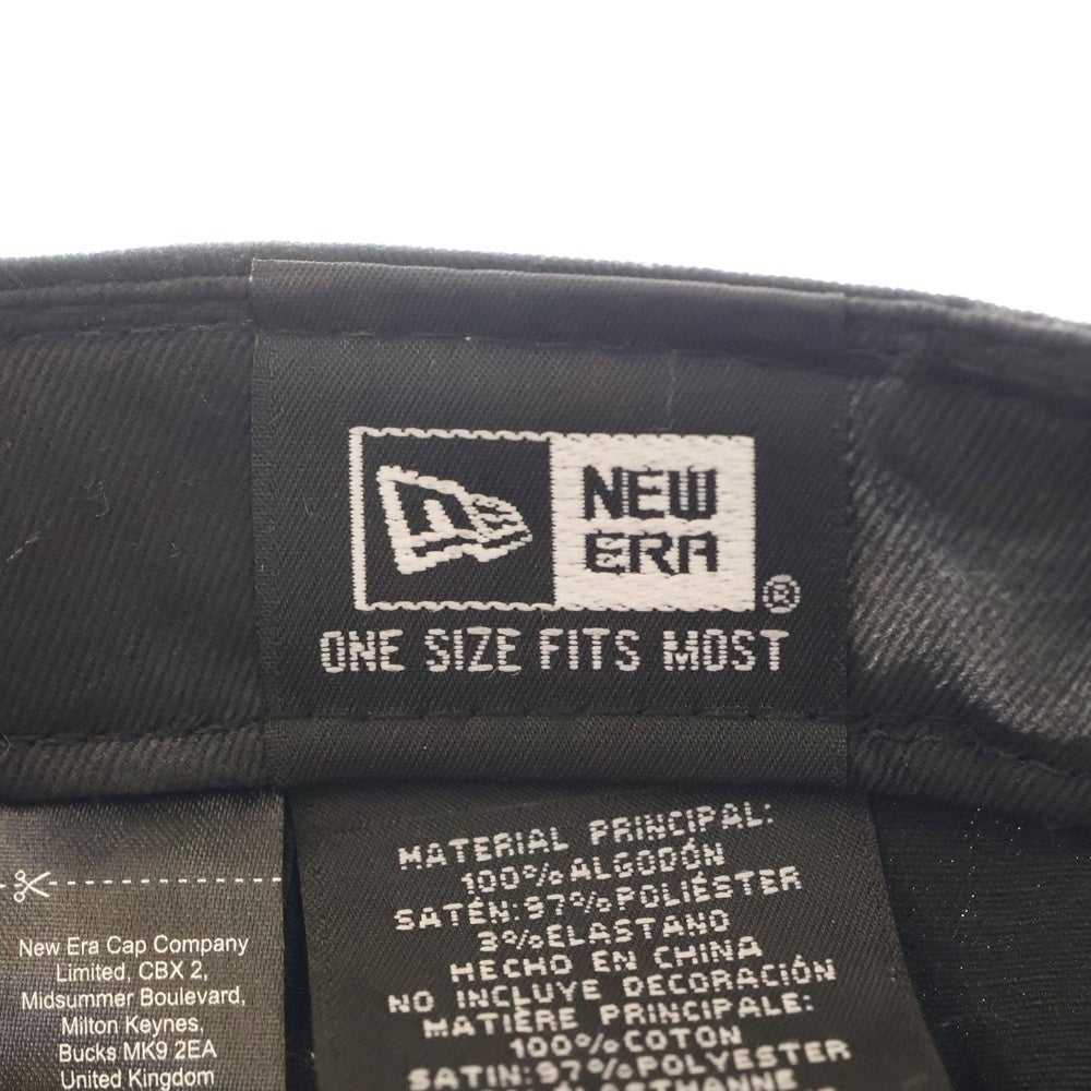 SAINT LAURENT PARIS(サンローランパリ) ×New Era ロゴキャップ モノグラム刺繍 ブラック