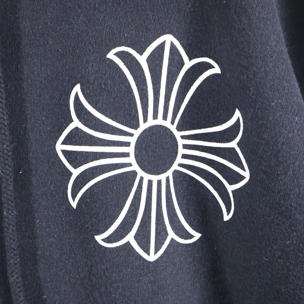 CHROME HEARTS(クロムハーツ) CH PLUS SWTSHRT HD ZIP CHプラスプリント 裏地サーマル ダガージップアップフーディーパーカー ブラック