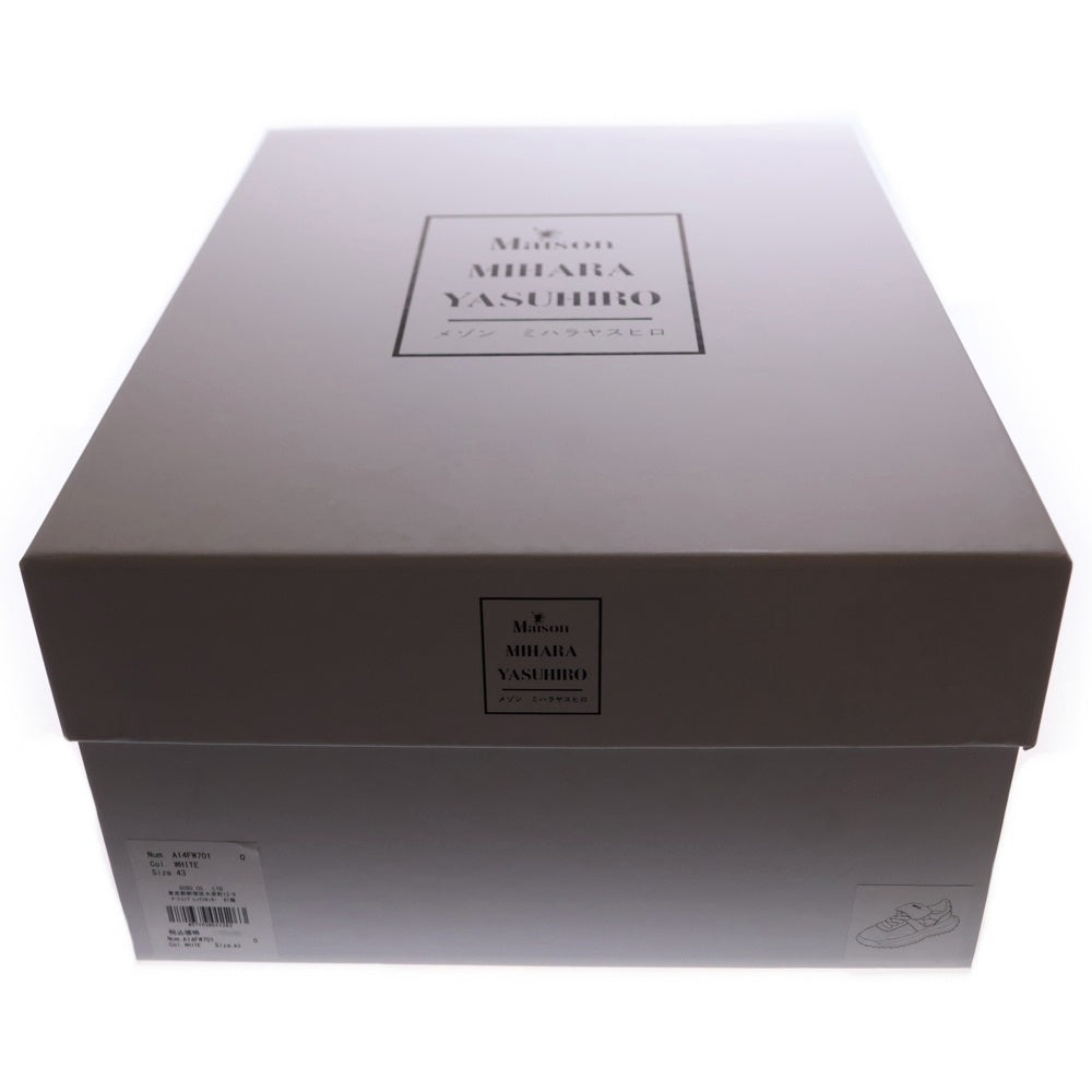 MAISON MIHARAYASUHIRO(メゾンミハラヤスヒロ) SCOTT OG Sole Leather Low-top Sneaker スコット オリジナルソール ローカットレザースニーカー ホワイト A14FW701