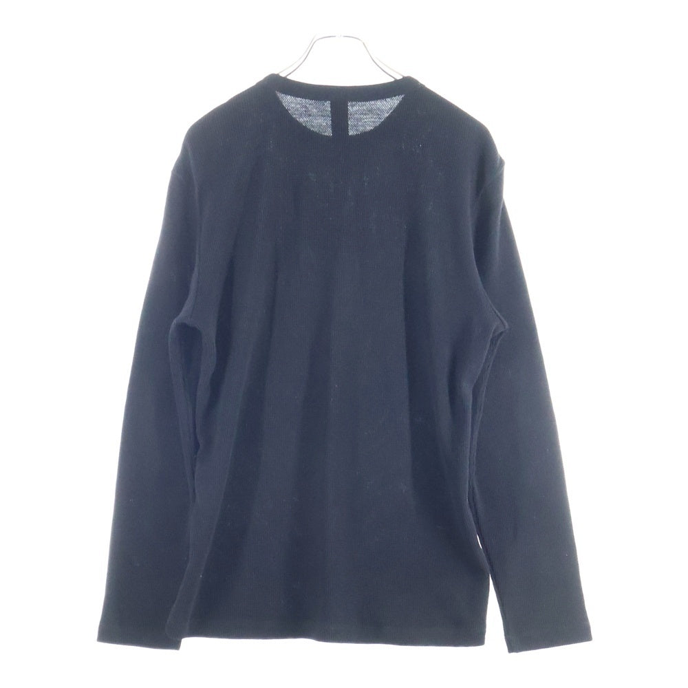 CHROME HEARTS(クロムハーツ) Y NOT CH Embroidery Thermal Long Sleeve Tee ワイノット CH刺繍 サーマル ロングスリーブTシャツ ブラック