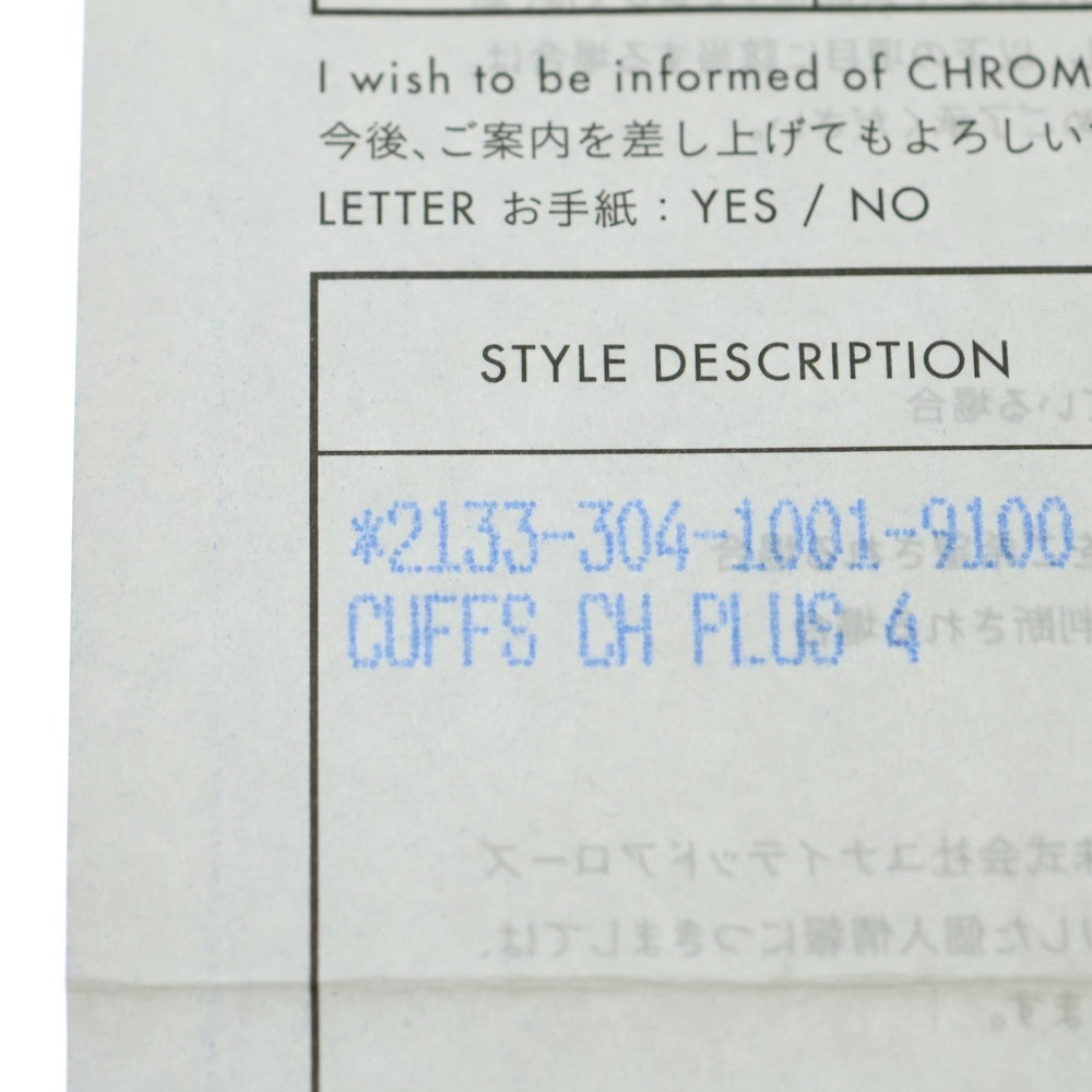 CHROME HEARTS(クロムハーツ) CUFFS CH PLUS CHプラス カフスボタン シルバー