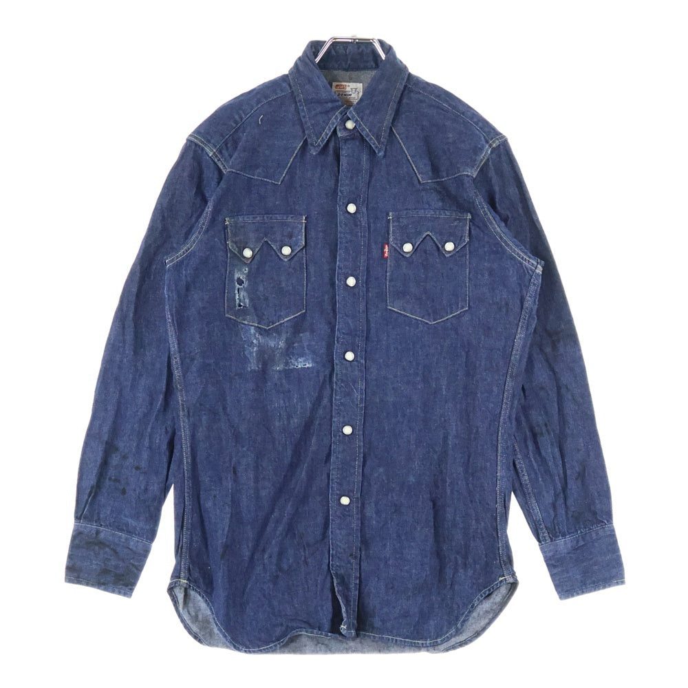 Levi's(リーバイス) BIGE ショートホーン バレンシア デニムシャツ 7205 1018 インディゴ