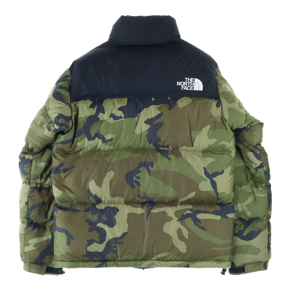 THE NORTH FACE(ザノースフェイス) NUPTSE JACKET ND91842 ヌプシ ダウンジャケット ブラック/カモフラ