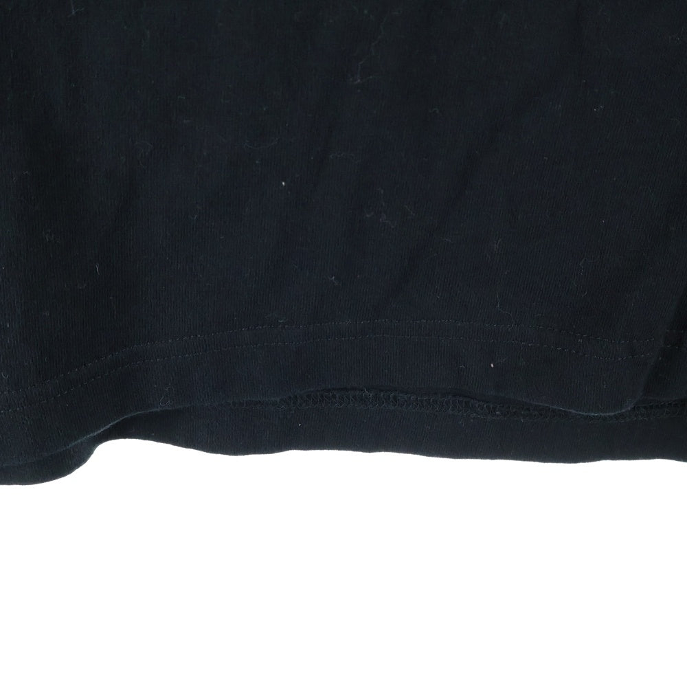 WIND AND SEA(ウィンダンシー) ×GOD SELECTION XXX ×ゴッドセレクション コラボ フロントデザイン 長袖Tシャツ ブラック