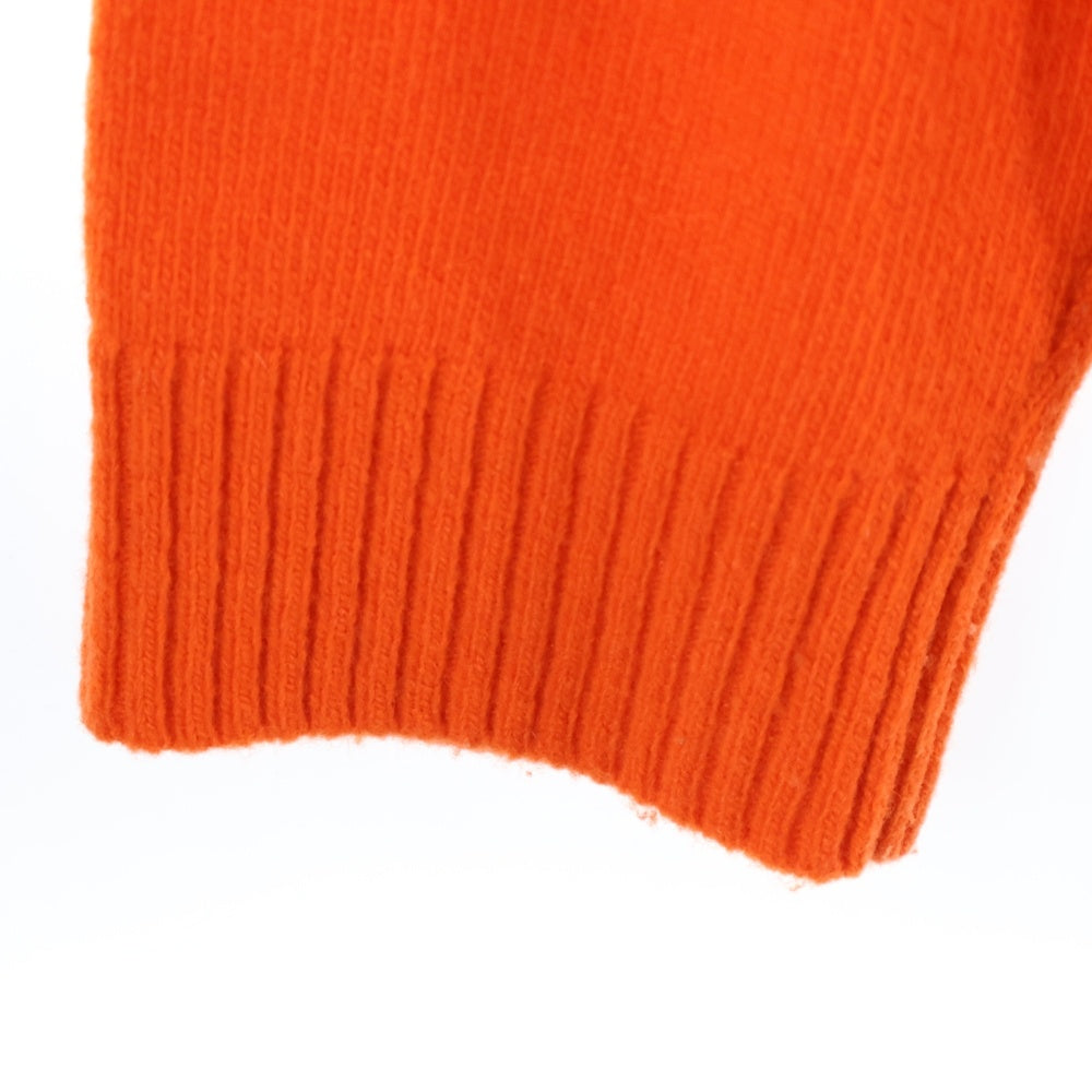 SUPREME(シュプリーム) 22AW Embossed Sweater エンボスロゴ クルーネック長袖ニットセーター オレンジ