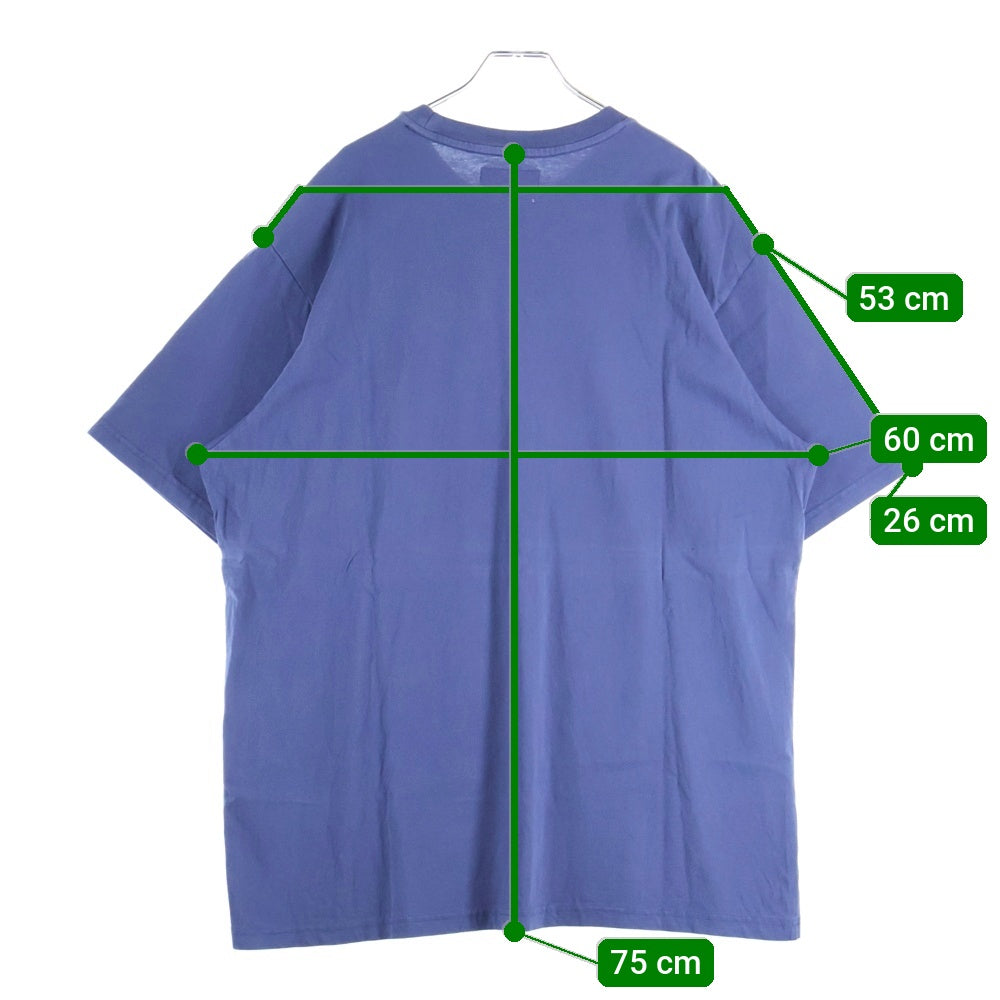 SUPREME(シュプリーム) 25SS Warm Up Washed S/S Top ロゴ刺繍 ウォームアップウォッシュド 半袖Tシャツ カットソー ネイビー