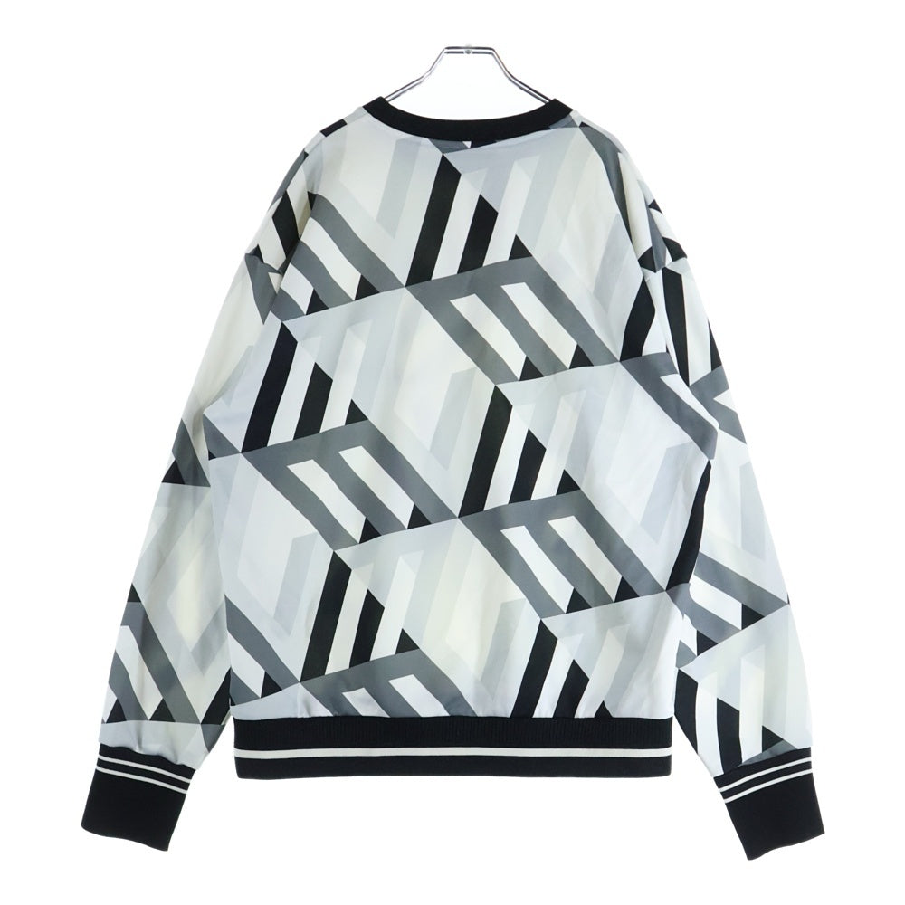 MCM(エム シー エム) New Monogram Sweatshirt ニュー モノグラム クルーネック スウェット 長袖 ホワイト