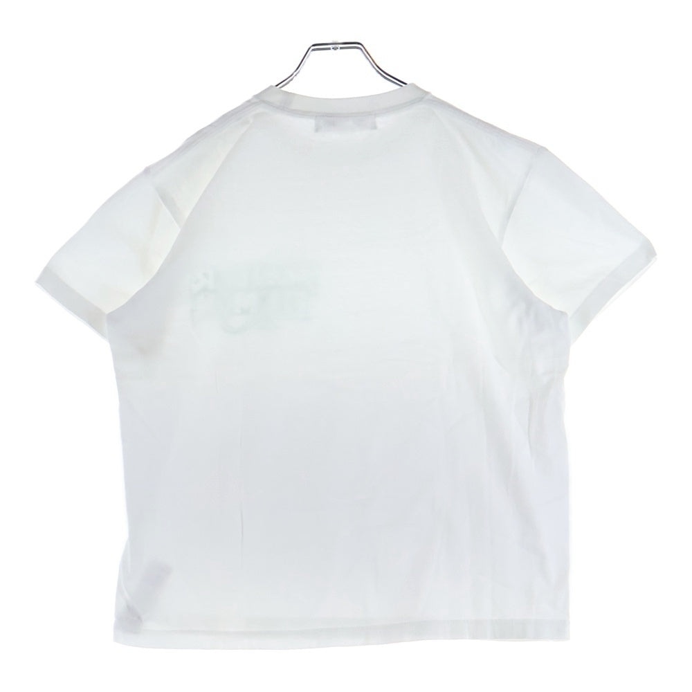 TOGA TOO(トーガ トゥ) MAILER DEMON T-shirt プリントクルーネック半袖Tシャツ TZ241ーJK542 ホワイト