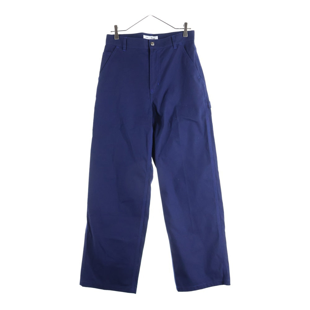TOGA TOO(トーガ トゥ) COTTON CANVAS PANTS コットンキャンバス パンツ TZ242-FF978 ブルー