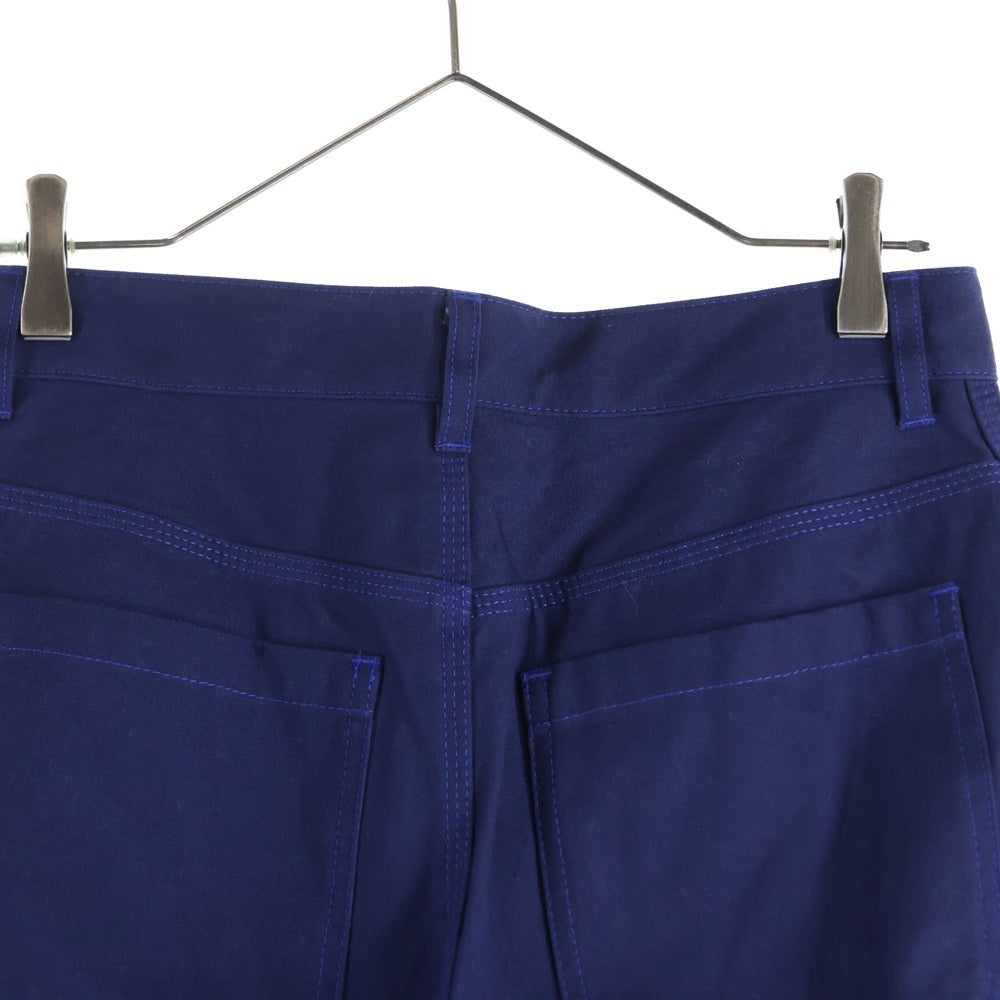 TOGA TOO(トーガ トゥ) COTTON CANVAS PANTS コットンキャンバス パンツ TZ242-FF978 ブルー