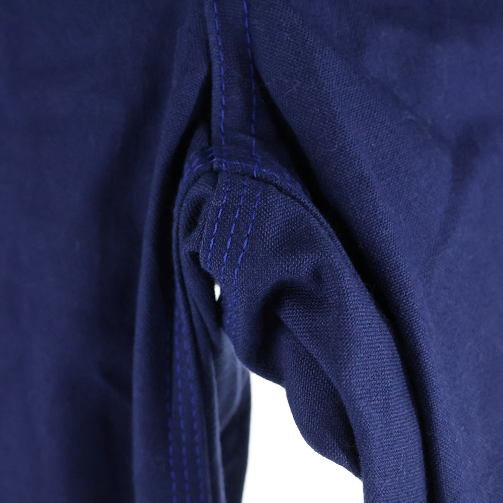 TOGA TOO(トーガ トゥ) COTTON CANVAS PANTS コットンキャンバス パンツ TZ242-FF978 ブルー