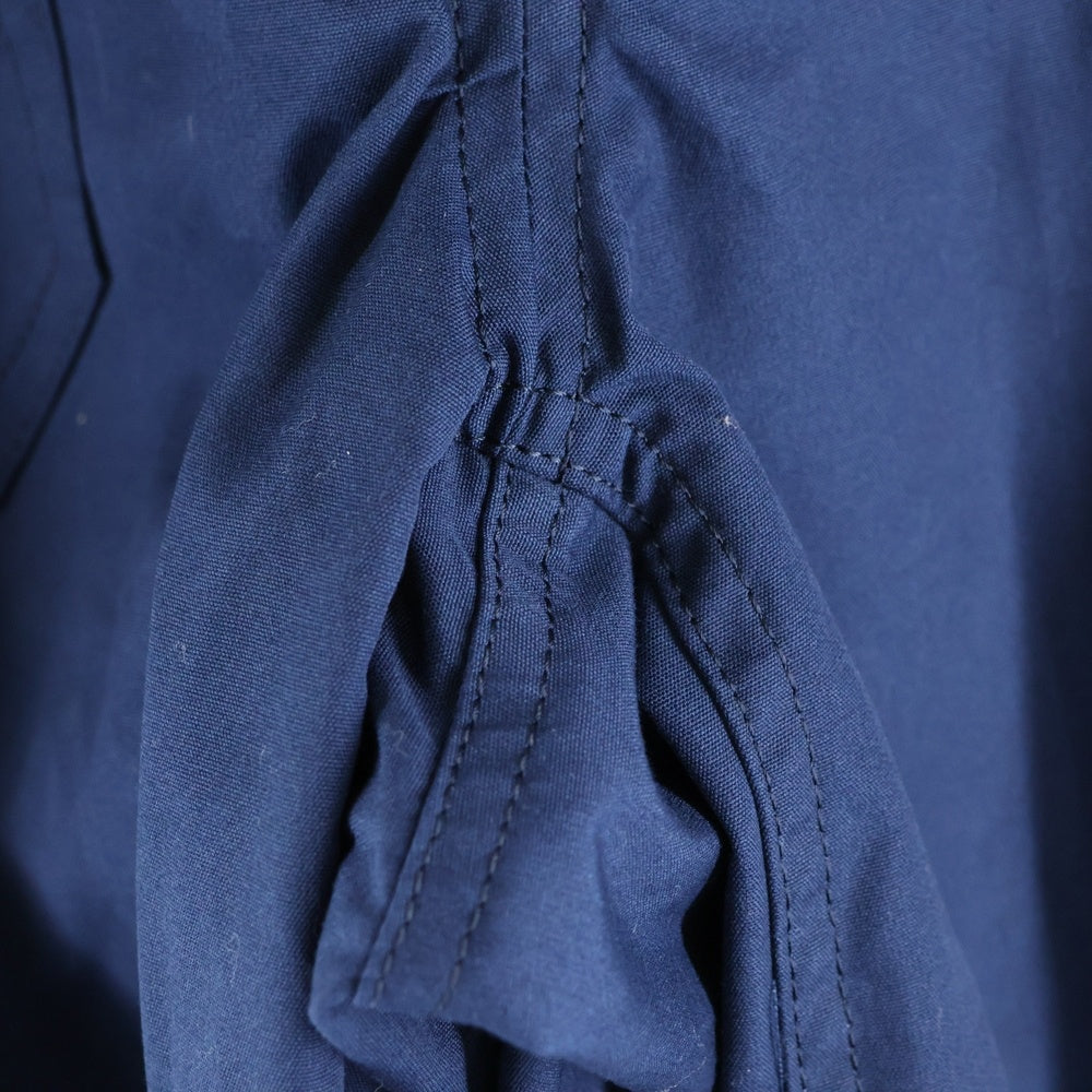 TOGA TOO(トーガ トゥ) 25AW Weather cloth pants TZ252-FF983 ジップドカーゴパンツ ネイビー