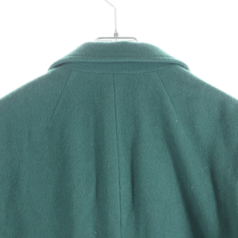 BED J.W. FORD(ベッドフォード) 23AW Lapel-less Jacket 23AW-B-JK01 フリンジ ウール テーラードジャケット グリーン