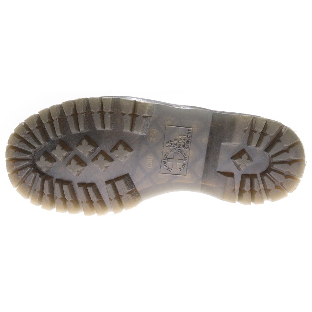 Rick Owens(リックオウエンス) × Dr.Martens 1460 QUAD SOLE JUMBO LACE BOOT ×ドクターマーチン ジャンボレースサイドジップブーツ ブラック