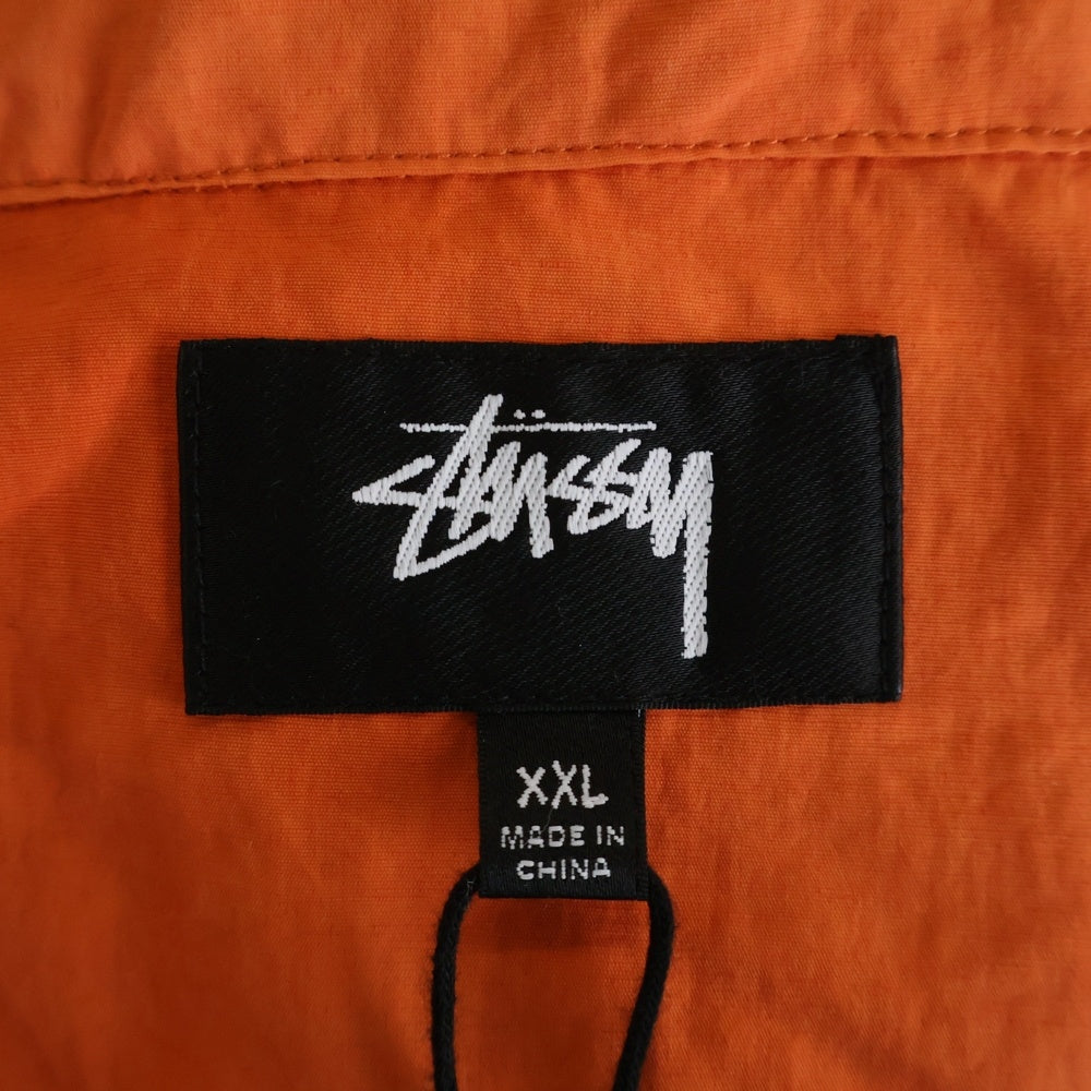STUSSY(ステューシー) BEACH SHELL WAVE DYE ビーチ ナイロン シェルジャケット オレンジ 115745