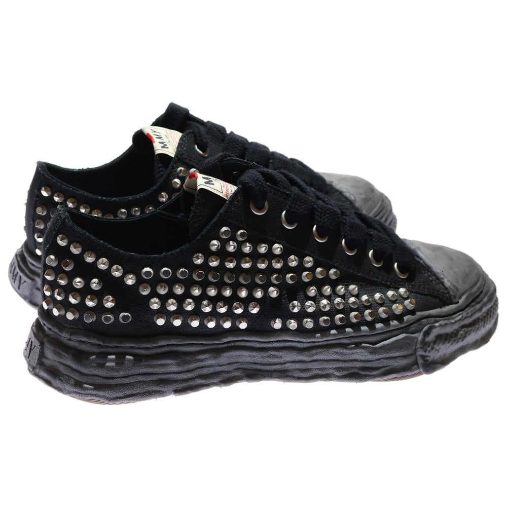 MAISON MIHARAYASUHIRO(メゾンミハラヤスヒロ) PETERSON 23 STUDDED LOW ピーターソン スタッズ ローカットスニーカー ブラック A13FW715