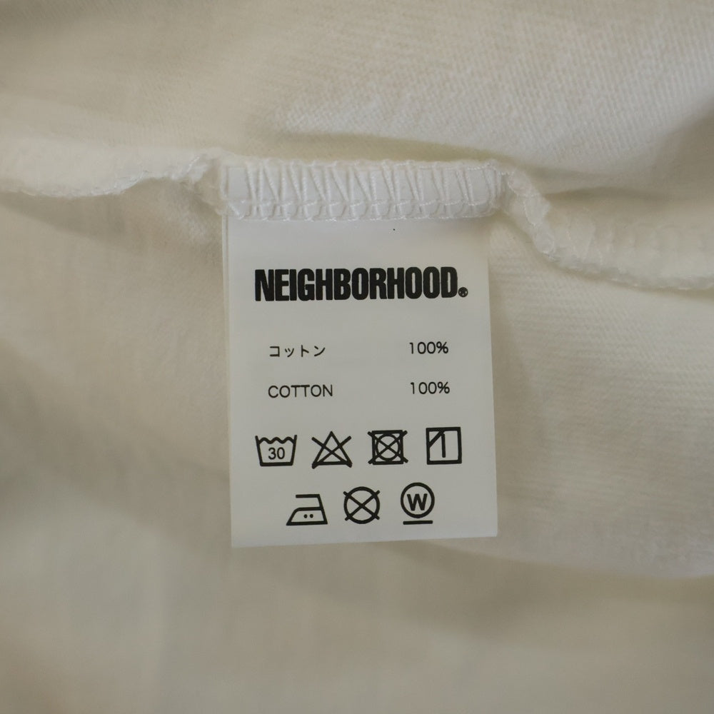 NEIGHBORHOOD(ネイバーフッド) 23SS NH.TEE LS-1 ロゴ プリント ロングスリーブ 長袖 Tシャツ ロンT 231PCNH-LT01