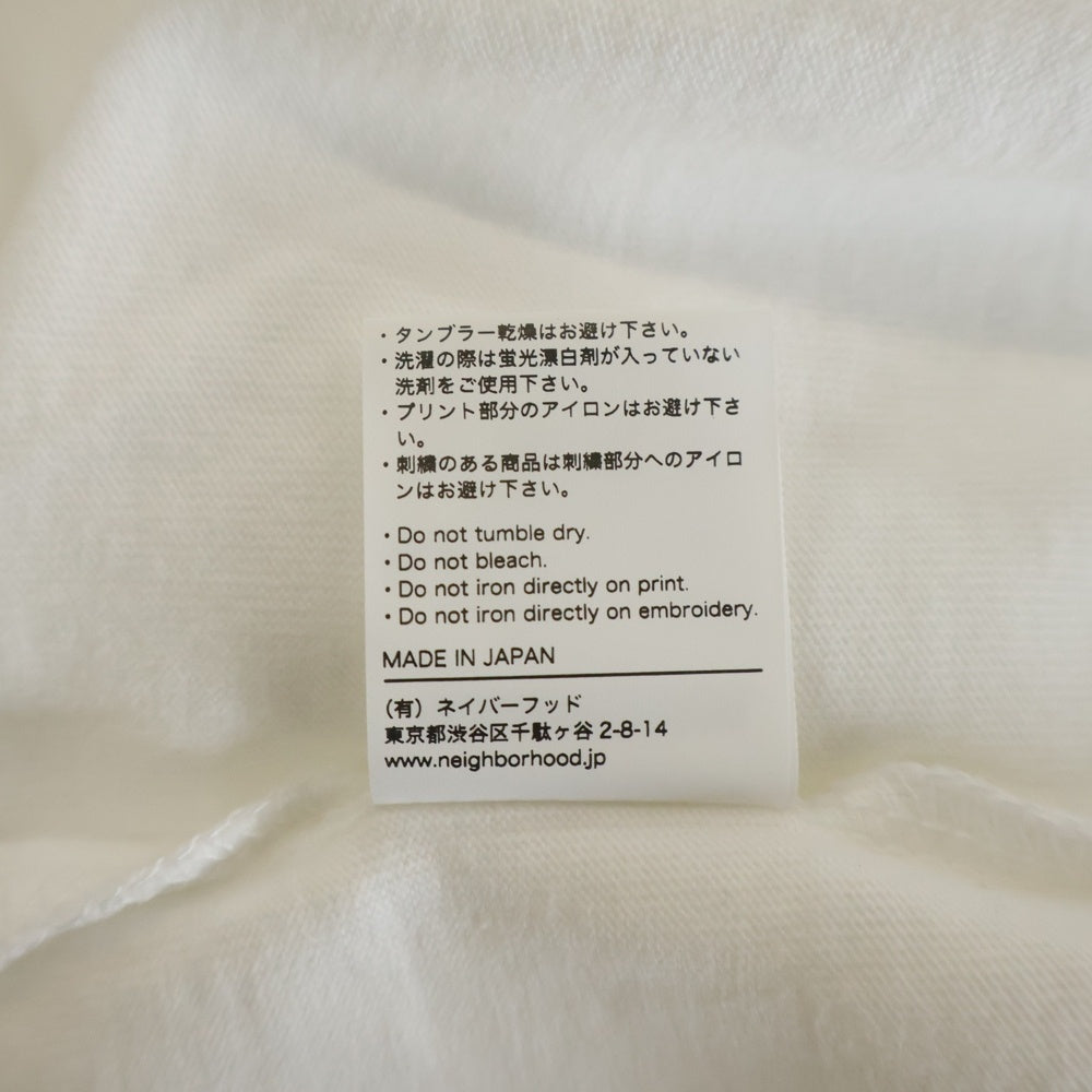 NEIGHBORHOOD(ネイバーフッド) 23SS NH.TEE LS-1 ロゴ プリント ロングスリーブ 長袖 Tシャツ ロンT 231PCNH-LT01
