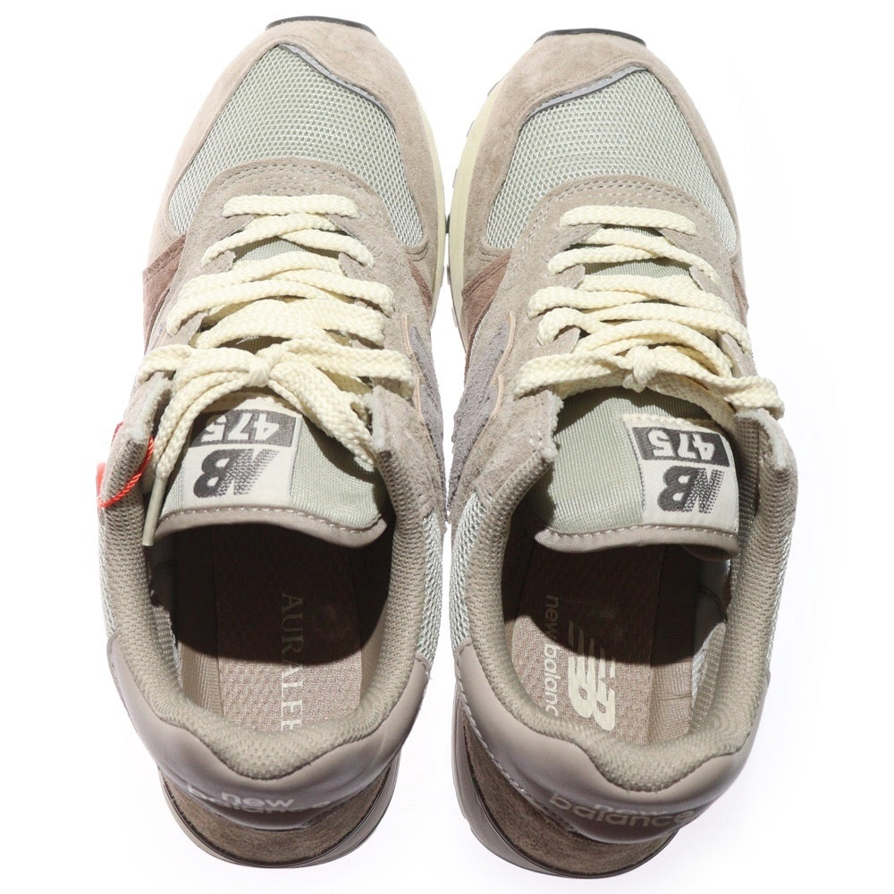 New Balance(ニューバランス) ×AURALEE オーラリー ローカットスニーカー ベージュ U475AE