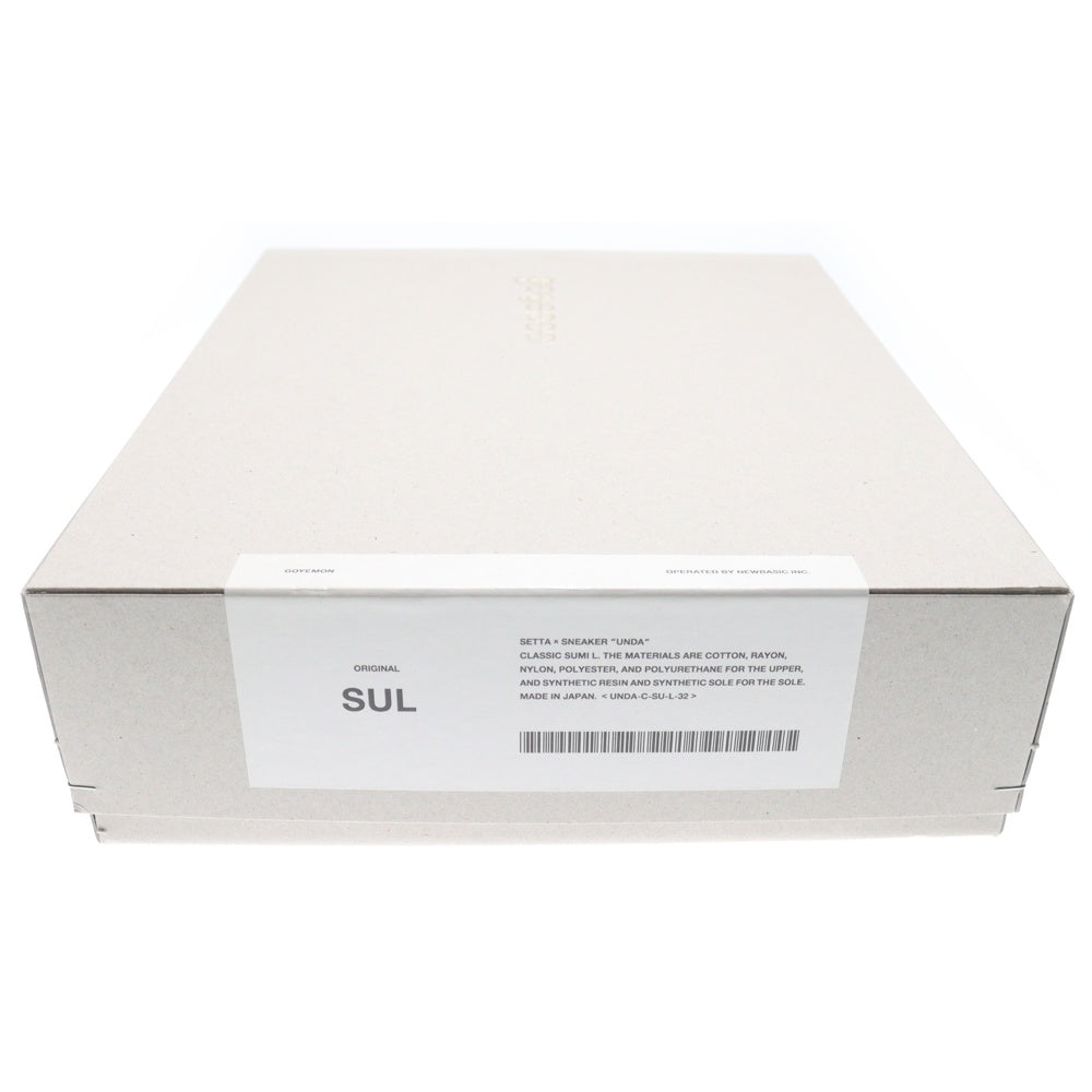 goyemon(ごゑもん) UNDA セッタ × スニーカーサンダル ブラック