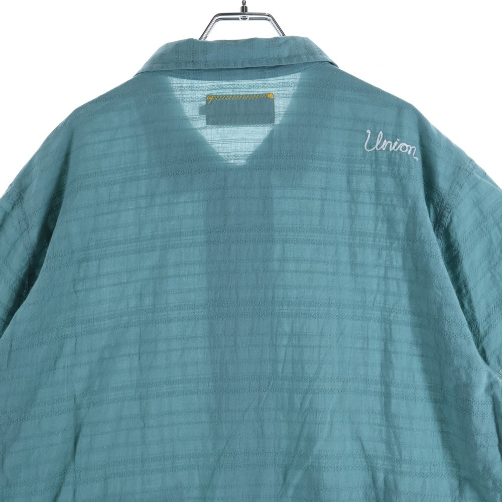 UNION(ユニオン) レースデザイン 半袖シャツ グリーン WSS-202