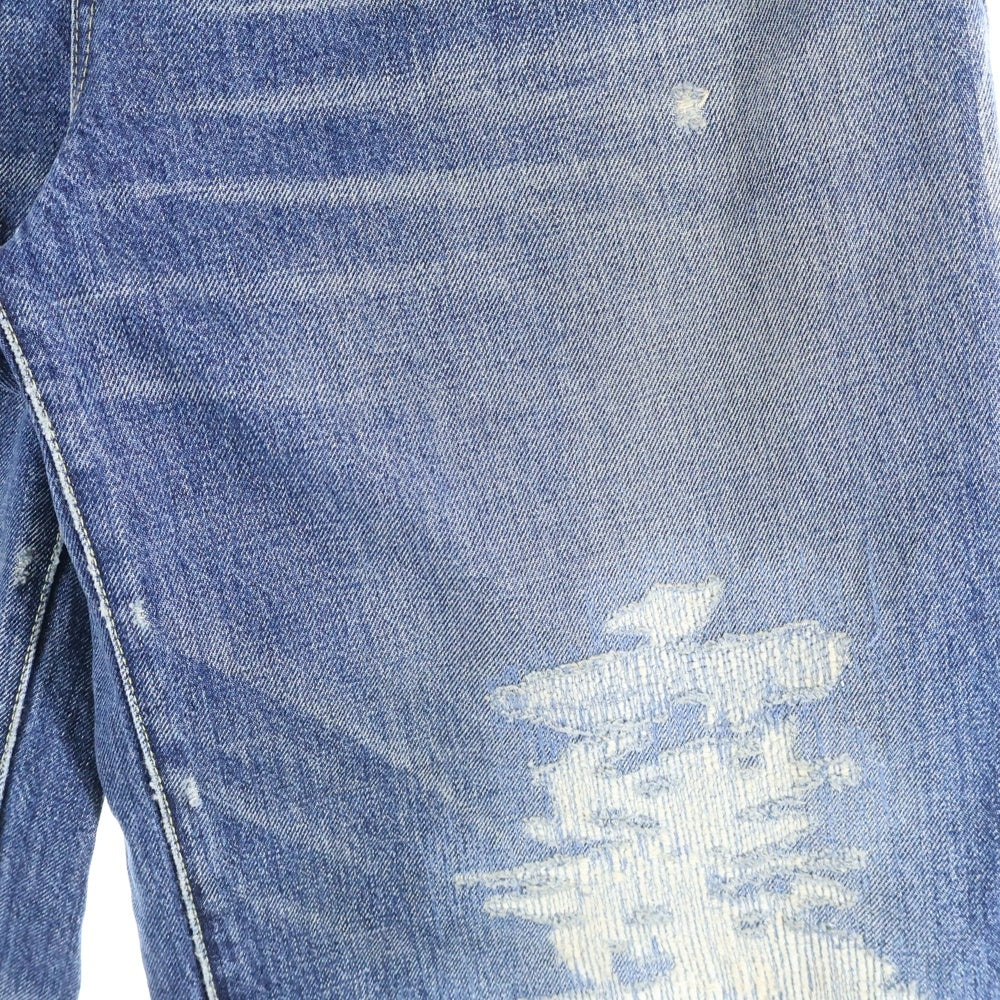 VICTIM(ヴィクティム) ジップフライ ダメージ デニムパンツ インディゴ VTM-24-P-006