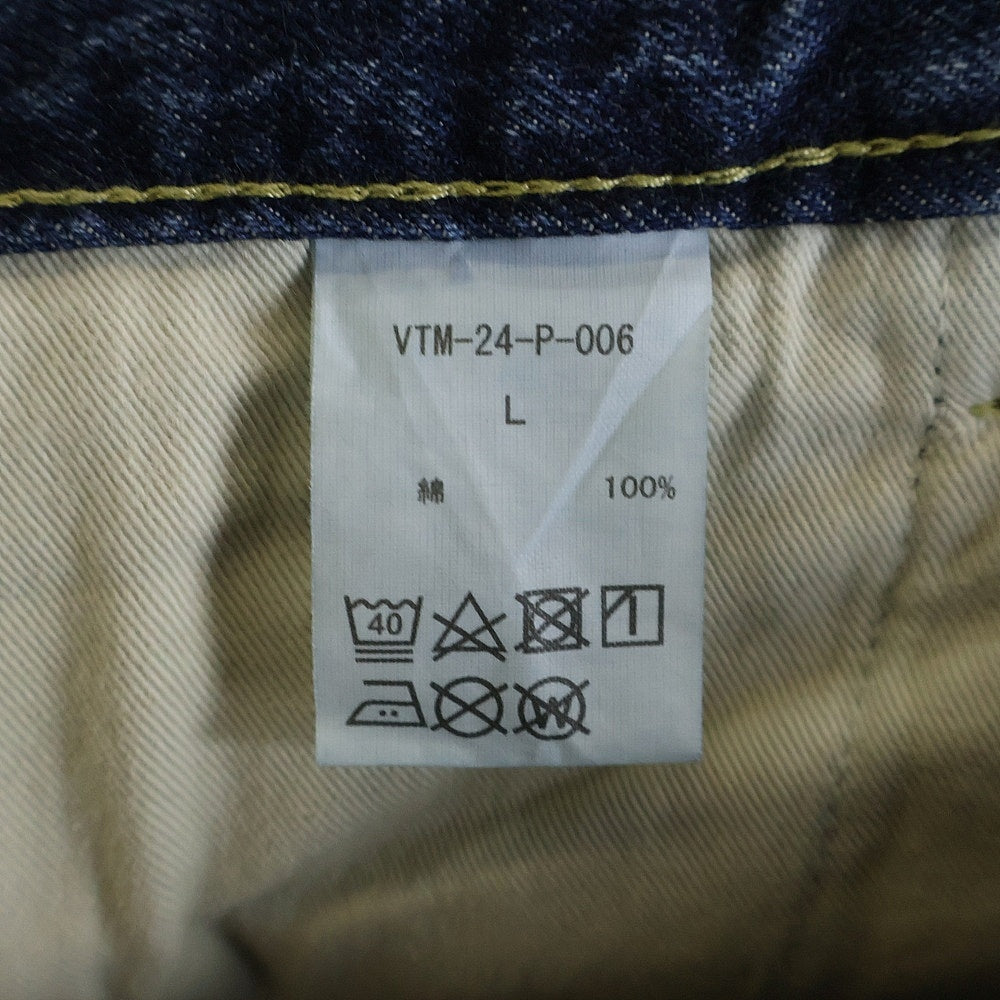 VICTIM(ヴィクティム) ジップフライ ダメージ デニムパンツ インディゴ VTM-24-P-006