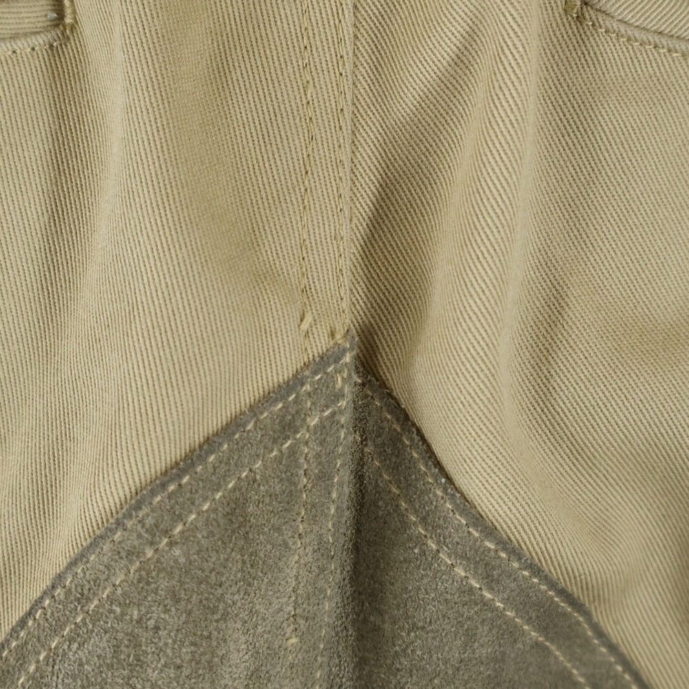 FACETASM(ファセッタズム) ×Dickies ディッキーズ スウェードドッキングワークパンツ ベージュ FNT-PT-U04