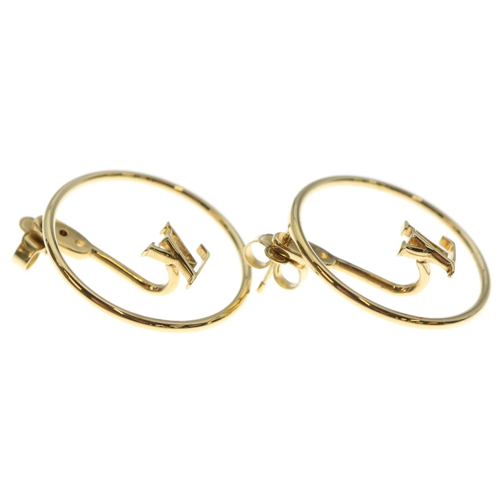 LOUIS VUITTON(ルイヴィトン) ブックル ドレイユ・フープ LV エクリプス ピアス ゴールド